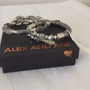 Two Alex and Ani wrap bracelets!